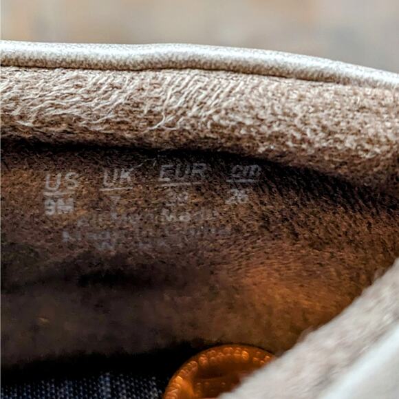 Dr. Scholl's Work It Taupe Wedge Zip Up Ankle Boot Size 9M - Picture 5 of 6